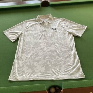 Gulfstream park Paragon Men's White Polo golf Shirt xl brand new